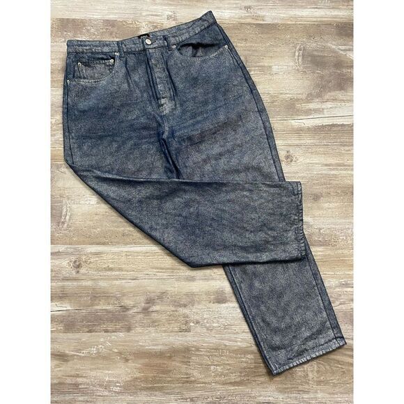 BDG Urban Outfitters Jeans Relaxed Straight Button Fly Womens Sz 32 - Picture 1 of 5